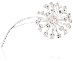 Diamond Sky Jewelry Sidabrinė sagė „Dandelion“