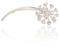 Diamond Sky Jewelry Sidabrinė sagė „Dandelion III“