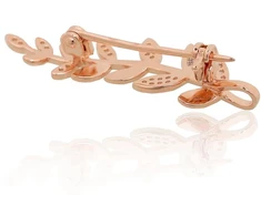 Diamond Sky Jewelry Sidabrinė sagė su cirkoniais „Olive Branch II“