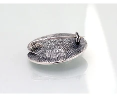Diamond Sky Jewelry Sidabrinė sagė su perlais „Whirlpool“