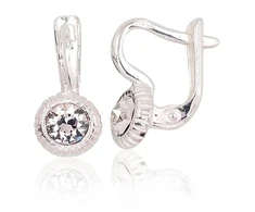 Diamond Sky Jewelry Sidabriniai auskarai „Junona VI“