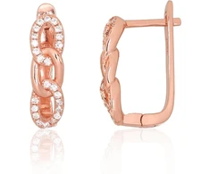 Diamond Sky Jewelry Sidabriniai auskarai su cirkoniais „Adriana II“