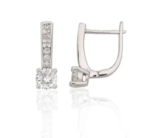 Diamond Sky Jewelry Sidabriniai auskarai su cirkoniais „Junona XIII“