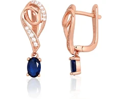 Diamond Sky Jewelry Sidabriniai auskarai su cirkoniais „City Lights“