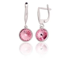 Diamond Sky Jewelry Sidabriniai auskarai „Vortex“