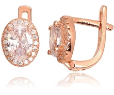 Diamond Sky Jewelry Sidabriniai auskarai su cirkoniais „Ferro XIII“