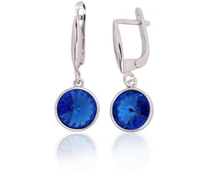 Diamond Sky Jewelry Sidabriniai auskarai „Vortex III“