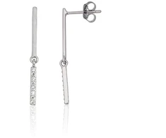 Diamond Sky Jewelry Sidabriniai auskarai su cirkoniais „Nirrti II“