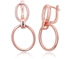 Diamond Sky Jewelry Sidabriniai auskarai „Halo“