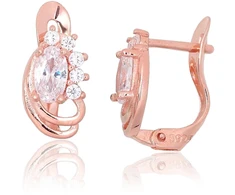 Diamond Sky Jewelry Sidabriniai auskarai su cirkoniais „Arabesque“