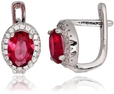 Diamond Sky Jewelry Sidabriniai auskarai su cirkoniais „Ferro XI“