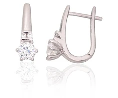 Diamond Sky Jewelry Sidabriniai auskarai su cirkoniais „Junona IV“