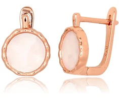 Diamond Sky Jewelry Sidabriniai auskarai su perlamutru „Pearl Haze II“