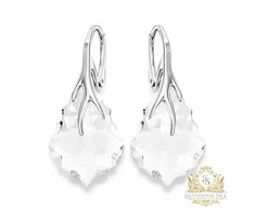 Diamond Sky Jewelry Sidabriniai auskarai „Baroque VI“ iš 925 prabos sidabro su Swarovski kristalais