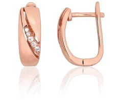 Diamond Sky Jewelry Sidabriniai auskarai su cirkoniais „City Lights IV“