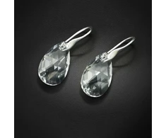 Diamond Sky Jewelry Sidabriniai auskarai „Baroque“ su Swarovski® kristalais