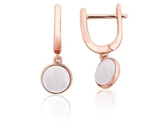 Diamond Sky Jewelry Sidabriniai auskarai su perlamutru „Mila II“