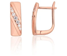 Diamond Sky Jewelry Sidabriniai auskarai su cirkoniais „Camille IV“