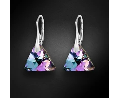 Diamond Sky Jewelry Sidabriniai auskarai „Osiris (Vitrail Light)“ su Swarovski® kristalais