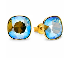 Diamond Sky Jewelry Sidabriniai auskarai „Glare (Juodas Diamond Shimmer)“ su Swarovski® kristalais