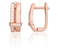 Diamond Sky Jewelry Sidabriniai auskarai su cirkoniais „Camille III“
