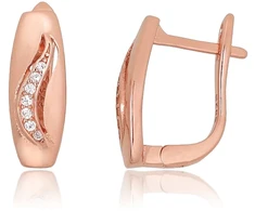 Diamond Sky Jewelry Sidabriniai auskarai su cirkoniais „City Lights VIII“