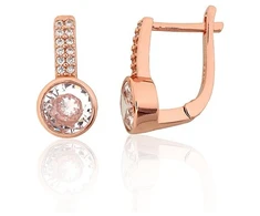 Diamond Sky Jewelry Sidabriniai auskarai su cirkoniais „Celeste II“