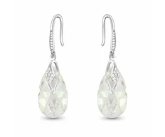 Diamond Sky Jewelry Sidabriniai auskarai moterims DiamondSky „Baroque III (Moonlight)“ su Swarovski kristalais