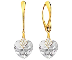 Diamond Sky Jewelry Sidabriniai auskarai „Cute Valentine“ su Swarovski® kristalais