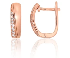 Diamond Sky Jewelry Sidabriniai auskarai su cirkoniais „Marlene“
