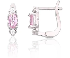 Diamond Sky Jewelry Sidabriniai auskarai su cirkoniais „Teardrop Glow III“