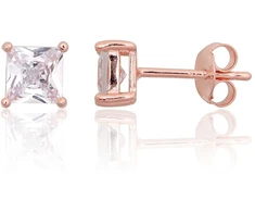 Diamond Sky Jewelry Sidabriniai auskarai su cirkoniais „Prism II“