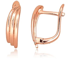 Diamond Sky Jewelry Sidabriniai auskarai „Morning Dew III“