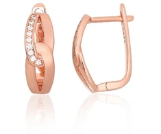 Diamond Sky Jewelry Sidabriniai auskarai su cirkoniais „Adriana“