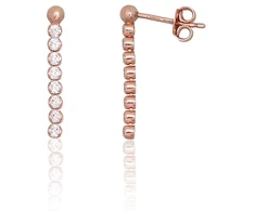 Diamond Sky Jewelry Sidabriniai auskarai su cirkoniais „Kristalo Takas II“