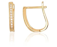 Diamond Sky Jewelry Sidabriniai auskarai su cirkoniais „Kristalo Takas IV“