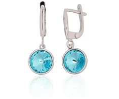 Diamond Sky Jewelry Sidabriniai auskarai „Vortex IV“