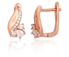 Diamond Sky Jewelry Sidabriniai auskarai su cirkoniais „City Lights“