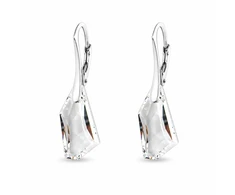 Diamond Sky Jewelry Sidabriniai auskarai „Hyperborea“ su Swarovski® kristalais