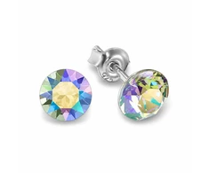 Diamond Sky Jewelry Sidabriniai auskarai „Classic (Paradise Shine)“ su Swarovski® kristalais