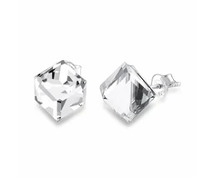 Diamond Sky Jewelry Sidabriniai auskarai „Rubicon II (Comet Argent Light)“ su Swarovski® kristalais