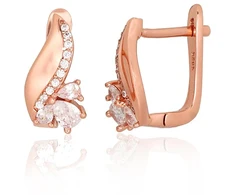 Diamond Sky Jewelry Sidabriniai auskarai su cirkoniais „City Lights“