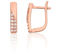 Diamond Sky Jewelry Sidabriniai auskarai su cirkoniais „Camille VI“
