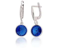 Diamond Sky Jewelry Sidabriniai auskarai „Vortex III“