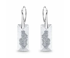 Diamond Sky Jewelry Sidabriniai auskarai „Growing Crystal II“ su Swarovski® kristalais