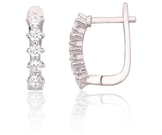 Diamond Sky Jewelry Sidabriniai auskarai su cirkoniais „Confetti III“
