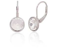 Diamond Sky Jewelry Sidabriniai auskarai „Vortex XII“
