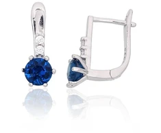Diamond Sky Jewelry Sidabriniai auskarai su cirkoniais „Junona XI“