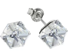 Diamond Sky Jewelry Sidabriniai auskarai „Rubicon II (Comet Argent Light)“ su Swarovski® kristalais