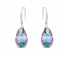 Diamond Sky Jewelry Sidabriniai auskarai „Baroque III (Vitrail Light)“ su Swarovski® kristalais